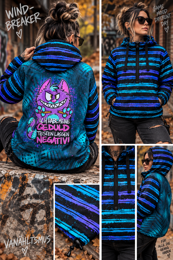 SelbstNäh-SchnäppchenGlück windbreaker Geduld testen Größe 2xs bis XL