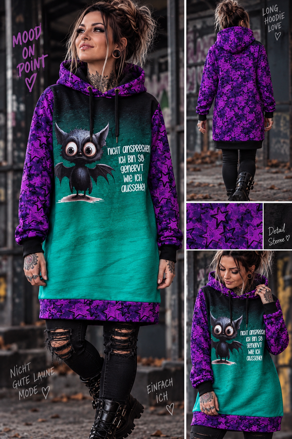 SelbstNäh-SchnäppchenGlück X-te Hoodie nicht ansprechen Größe 34 bis 50