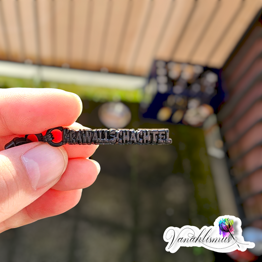 "Krawallschachtel" Zipperpull Schwarz matt