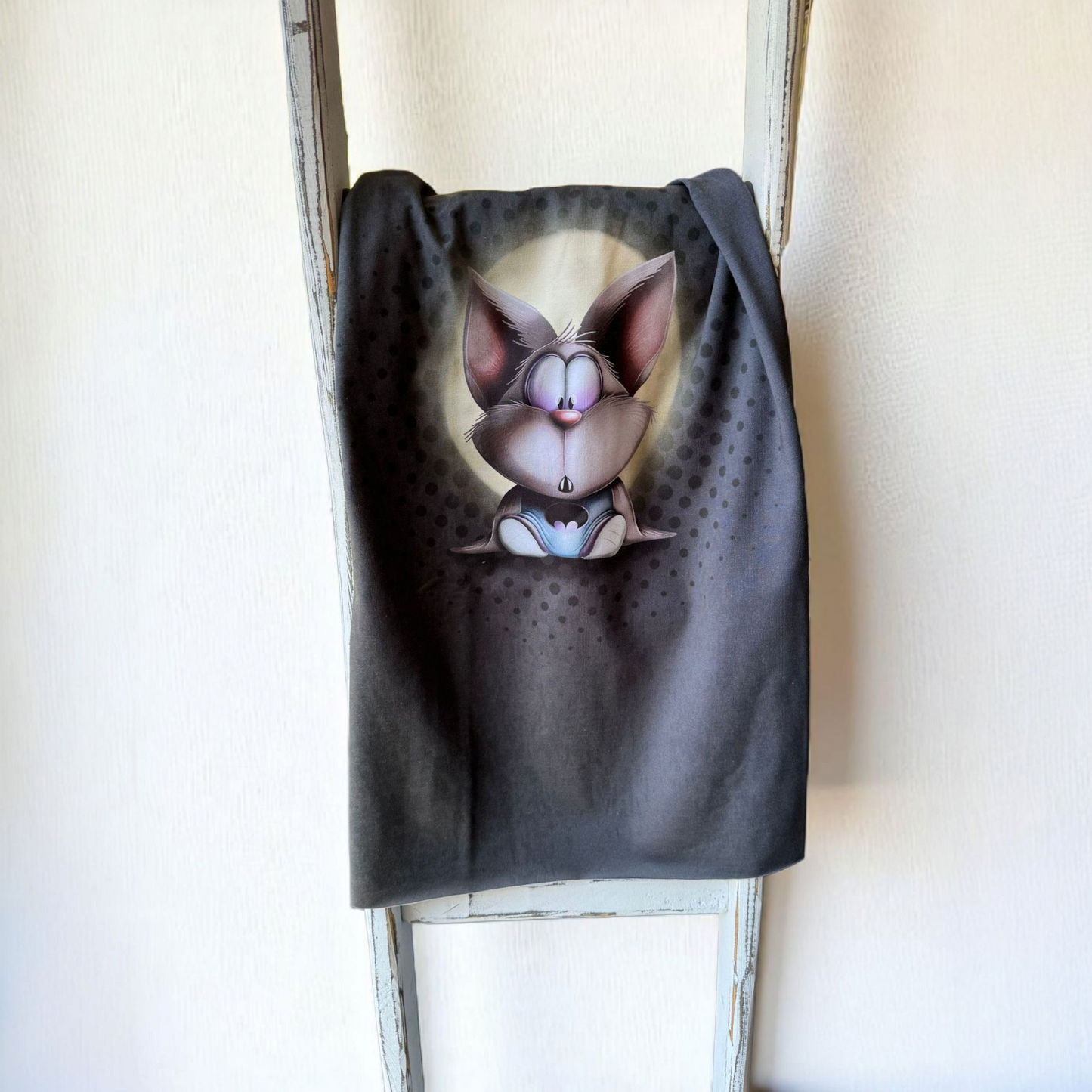 75cm Bio-Jersey Fledermaus mit Comic Kombi