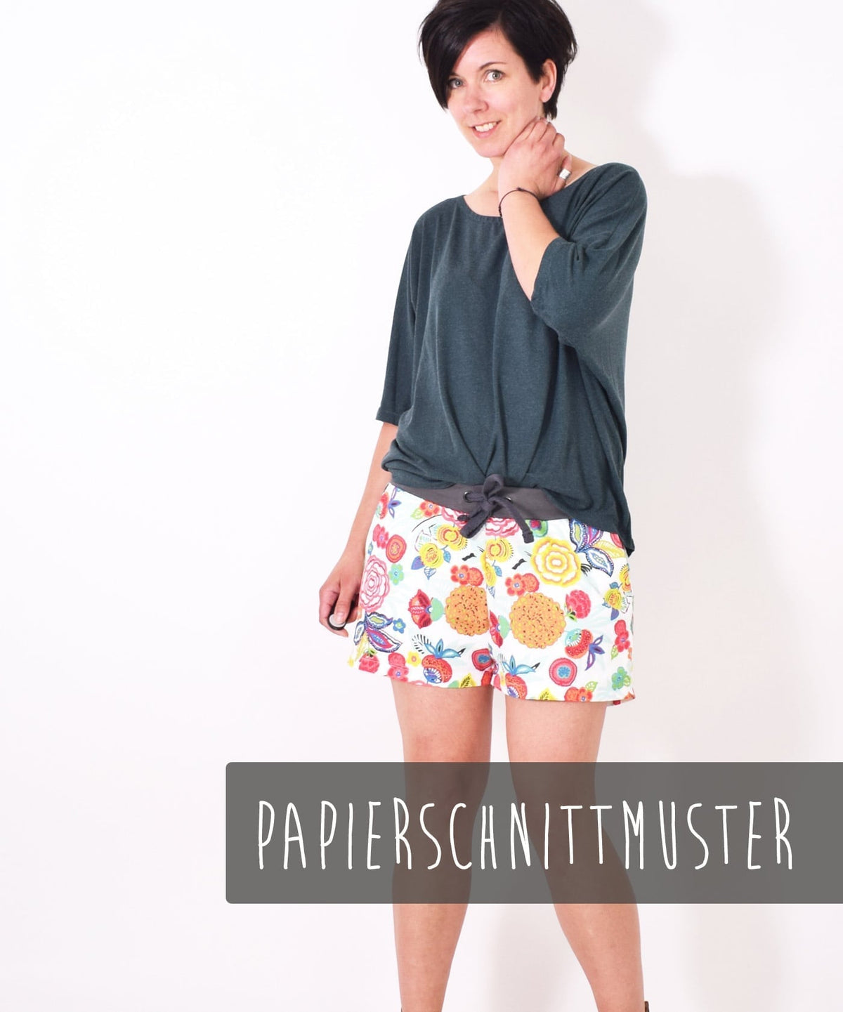 PAPIERSCHNITTMUSTER # 117 SHORTY.hose UNISEX Gr. 32-58/XS-XXXL Leni pepunkt