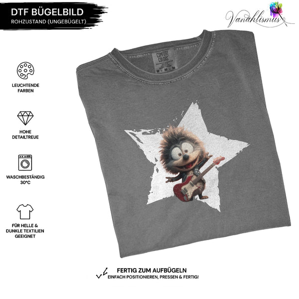 Bügelbild Rockstar