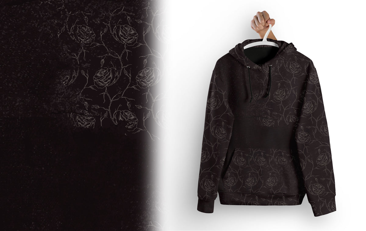 0,5m Bio Jersey kombi "Night rose