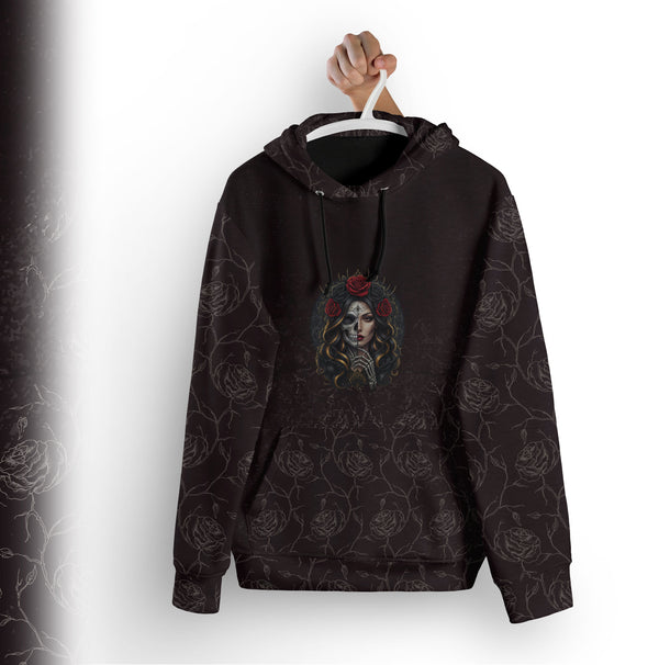 1m Bio Jersey "Night rose"