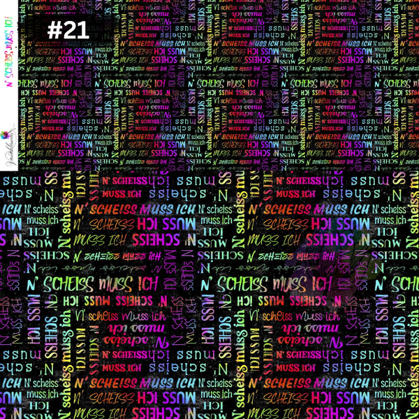 0,5m n´scheiss Bio Sommersweat angeraut