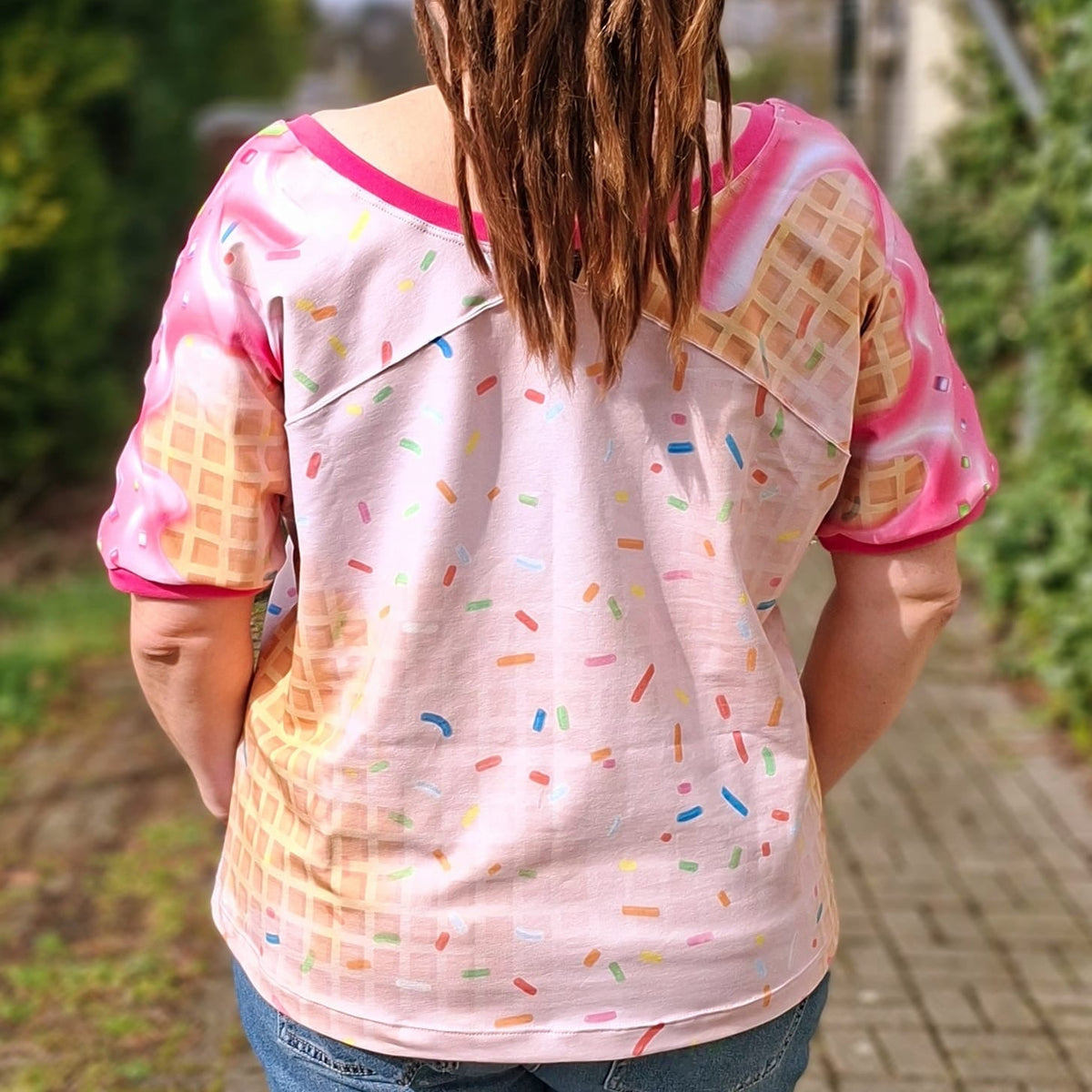 0,5m Bio Jersey kombi "Sprinkle Desaster