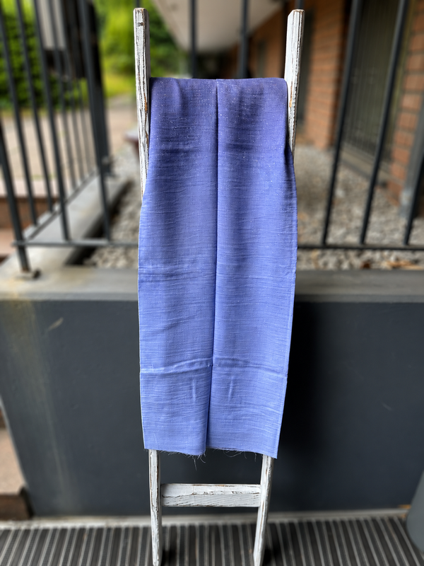 1m Musselin Ombrex blau lila Verlauf