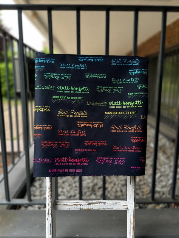 0,5m statt Konfetti Rainbow wasserabweisender Canvas