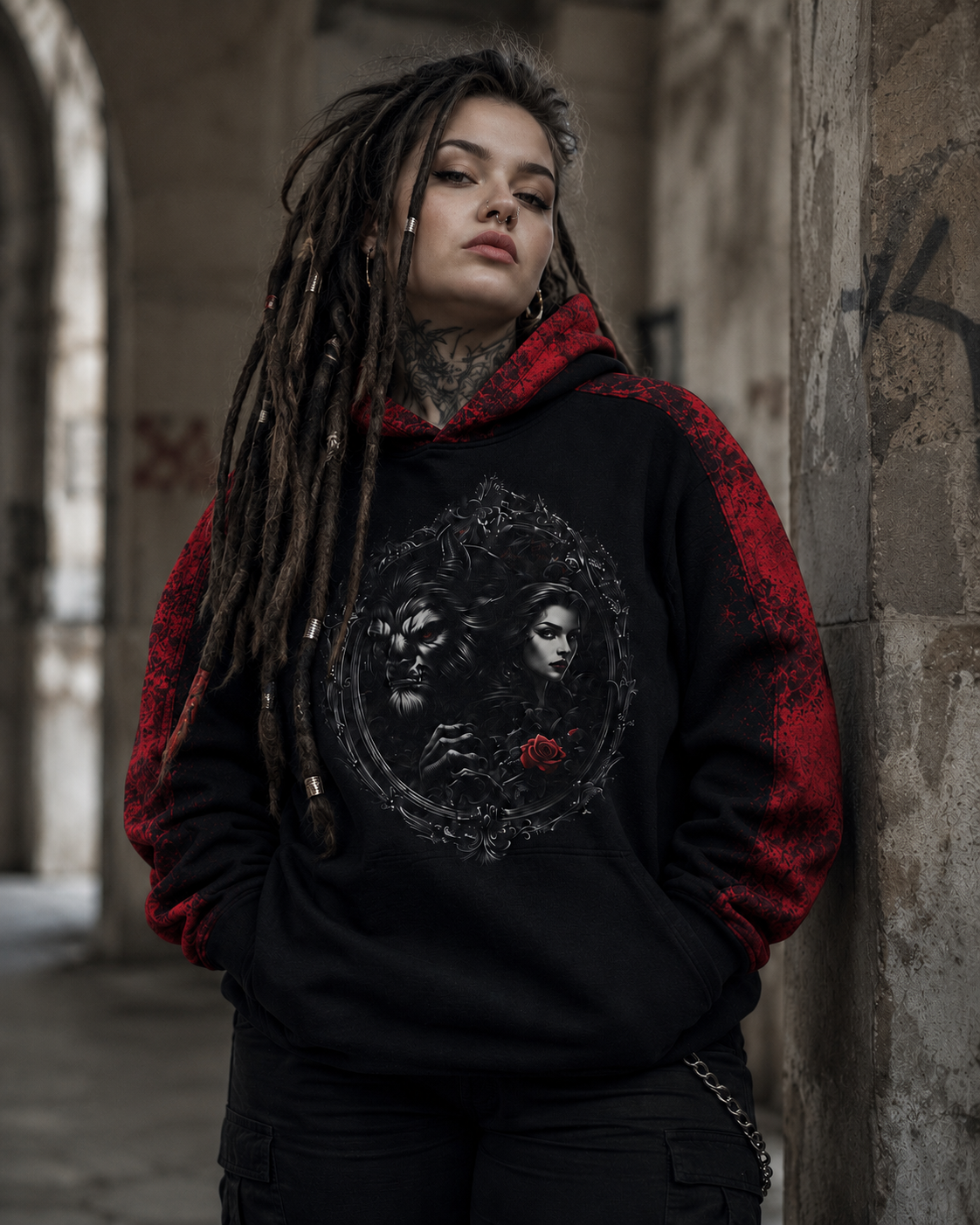 SelbstNäh-SchnäppchenGlück Oversizehoodie Lauryn Biest Größe 32 bis 54