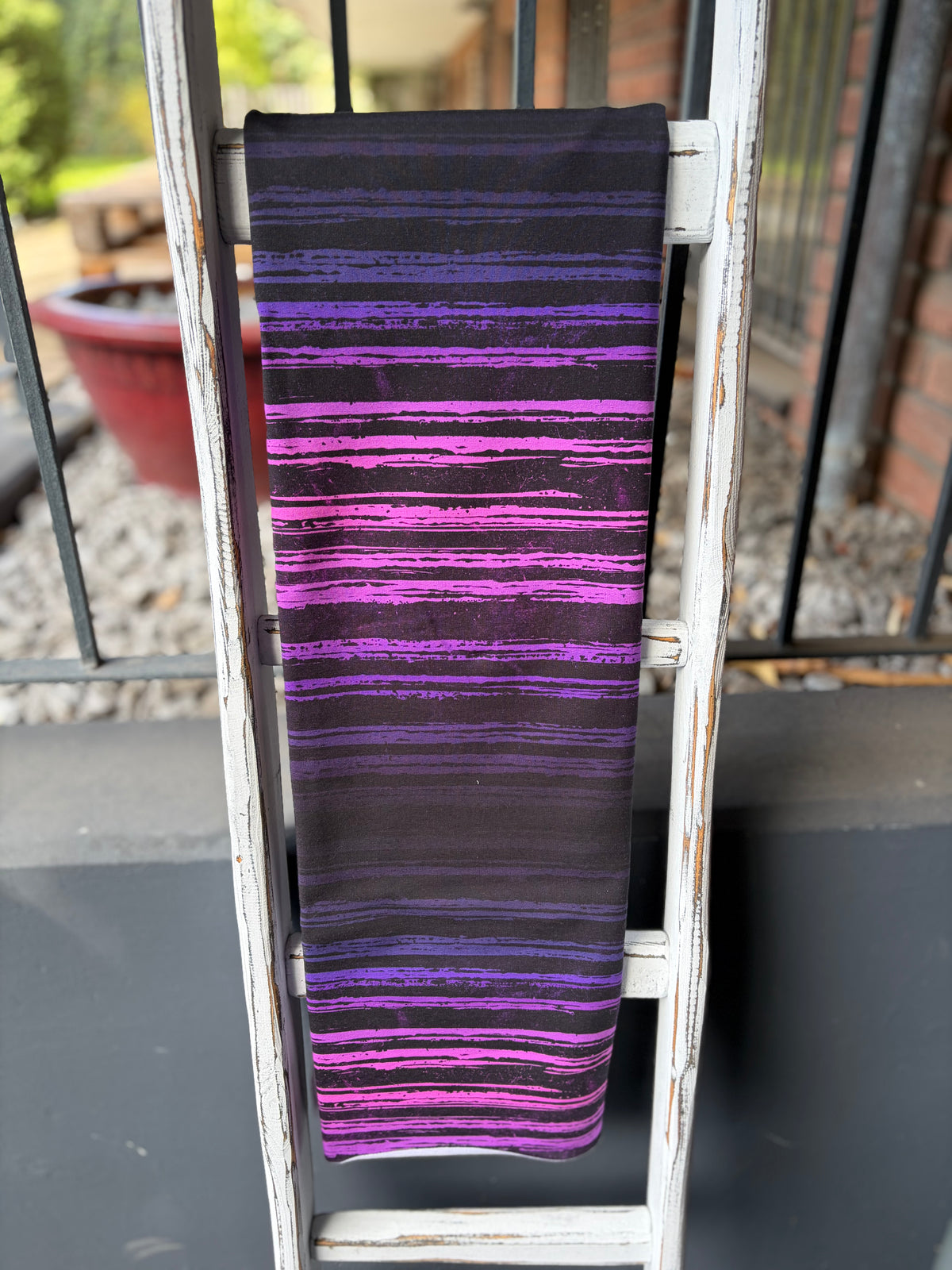 0,5m Modal Jersey Grungestripes pink lila