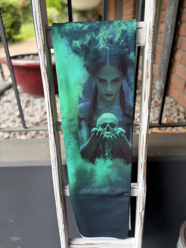 1m Sommersweat "Shadow sorceress" Petrol