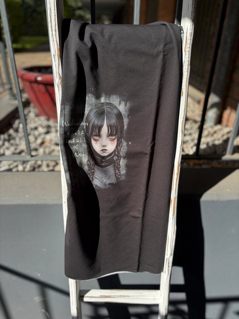 1m French Terry "Morbid Girl"