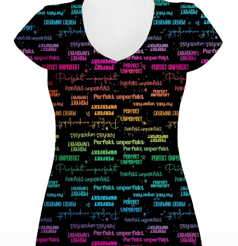 0,5 m Modal Jersey Perfekt unperfekt rainbow