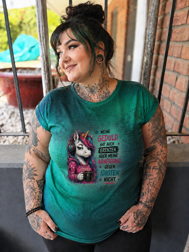SelbstNäh-SchnäppchenGlück Shirt Chilly Shadow Sorceress Größe 58 inkl. Bügelbild