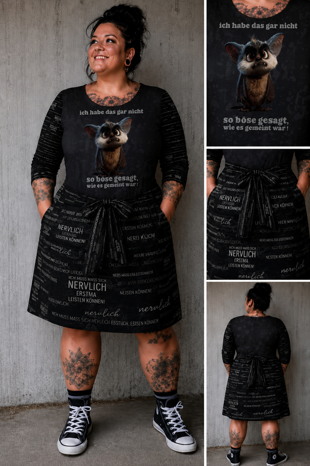SelbstNäh-SchnäppchenGlück Kleid Easy böse gemeint bis Größe 58