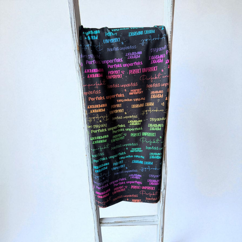 0,5 m French Terry Perfekt unperfekt rainbow