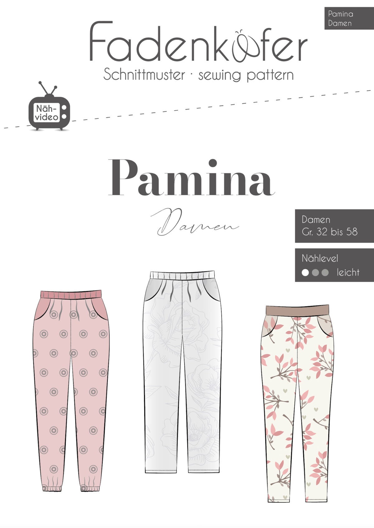 Papierschnittmuster Pamina Damen