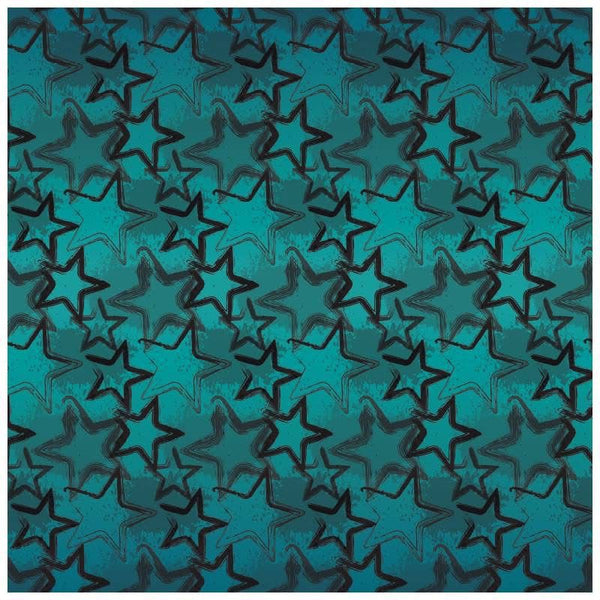 0,5m Grungestars mint wasserabweisender Canvas