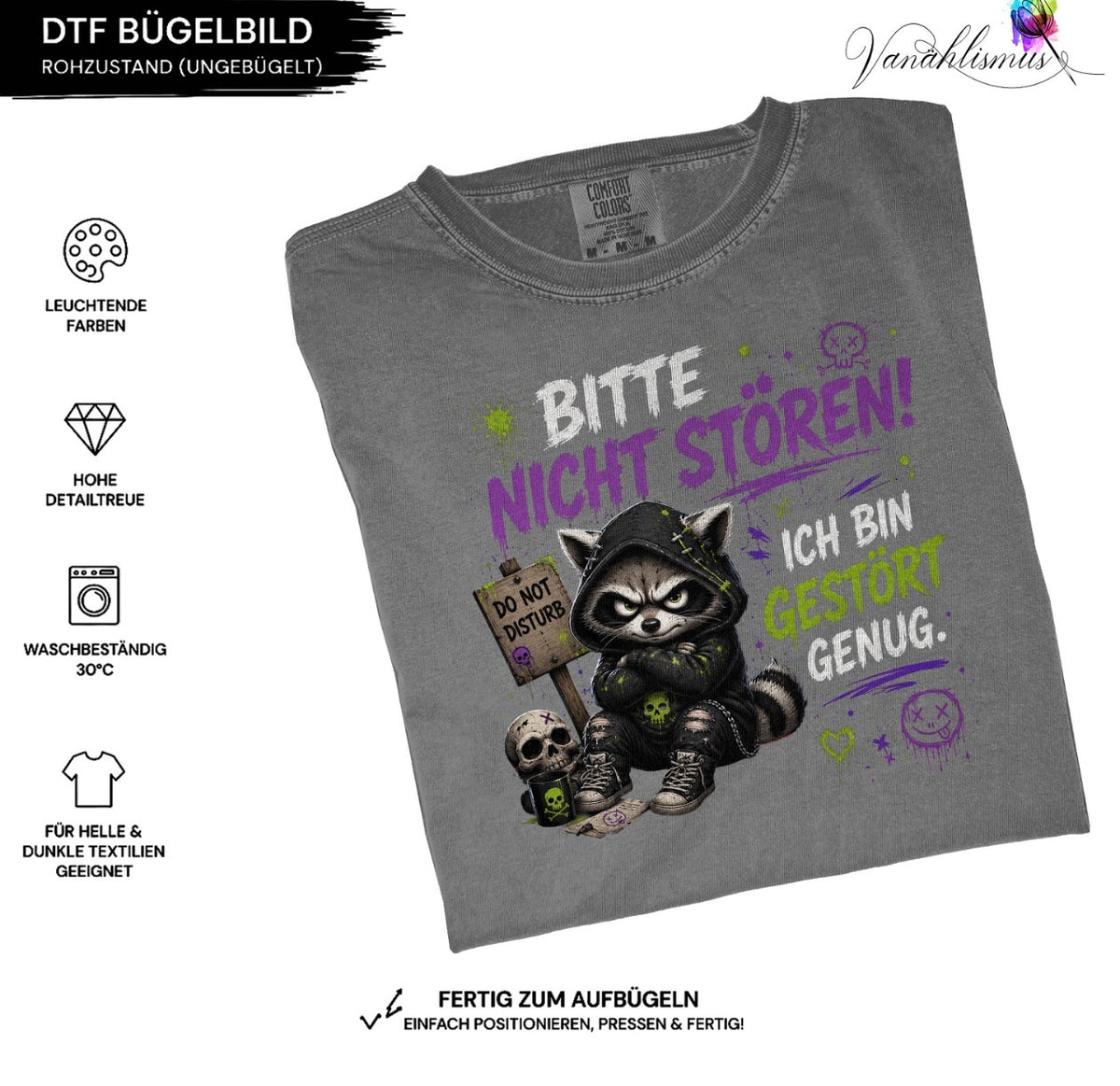 Bügelbild bitte nicht stören