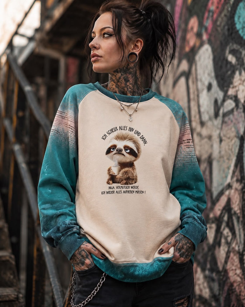 SelbstNäh-SchnäppchenGlück Raglansweater schmeiße alles hin Bis XXXL