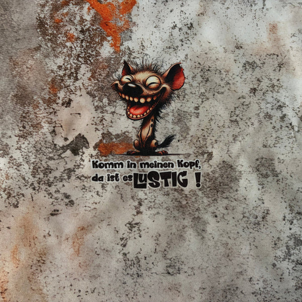 0,5m lustig Hyäne wasserabweisender Canvas