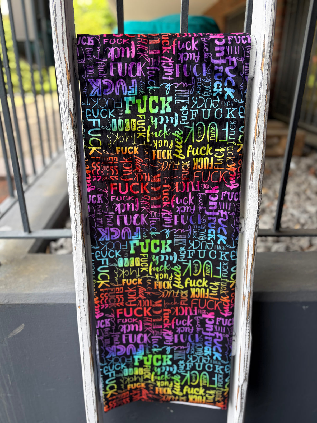 0,5m Bündchen "Fuck rainbow"