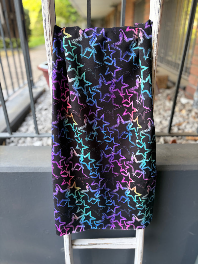 0,5m FRench Terry Grungestars Rainbow Galaxy