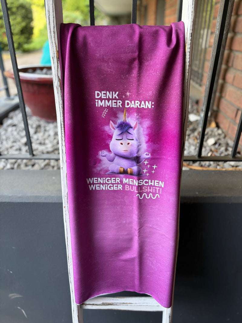 1m Sommersweat Bullshit pink