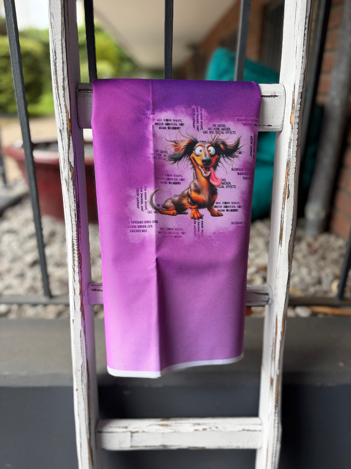 0,5m Dachshund wasserabweisender Canvas