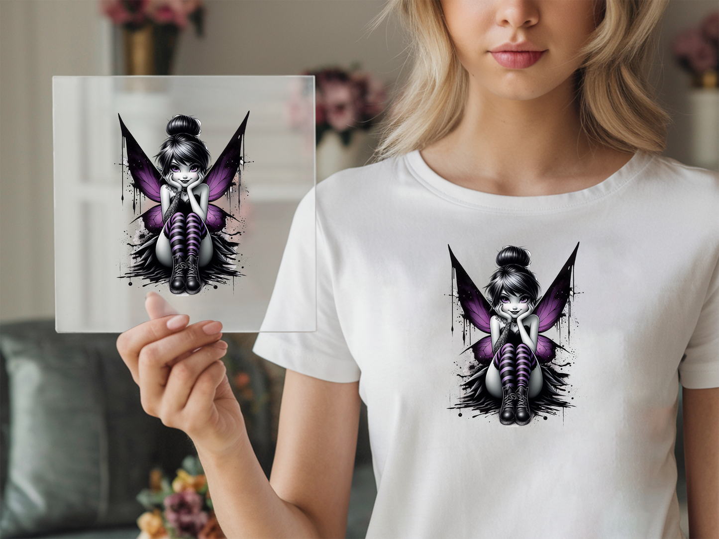 Bügelbild Gothic Fairy