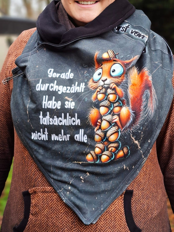 Genähtes Teil aus einem Vanählismus-Stoff