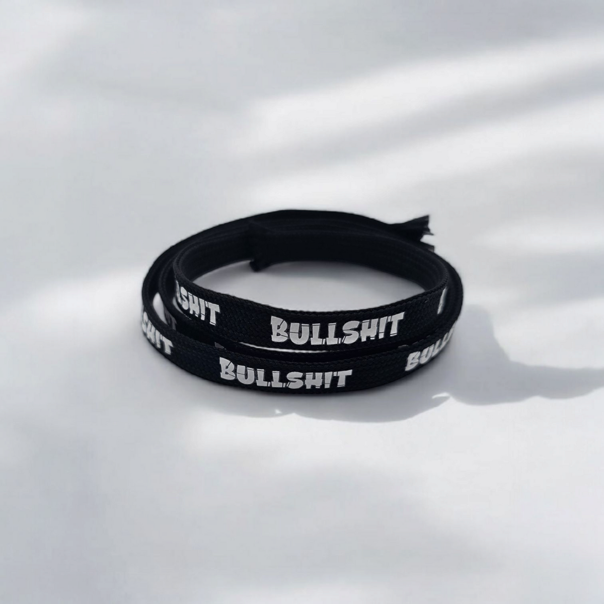 Flachkordel: 1m "Bullshit"