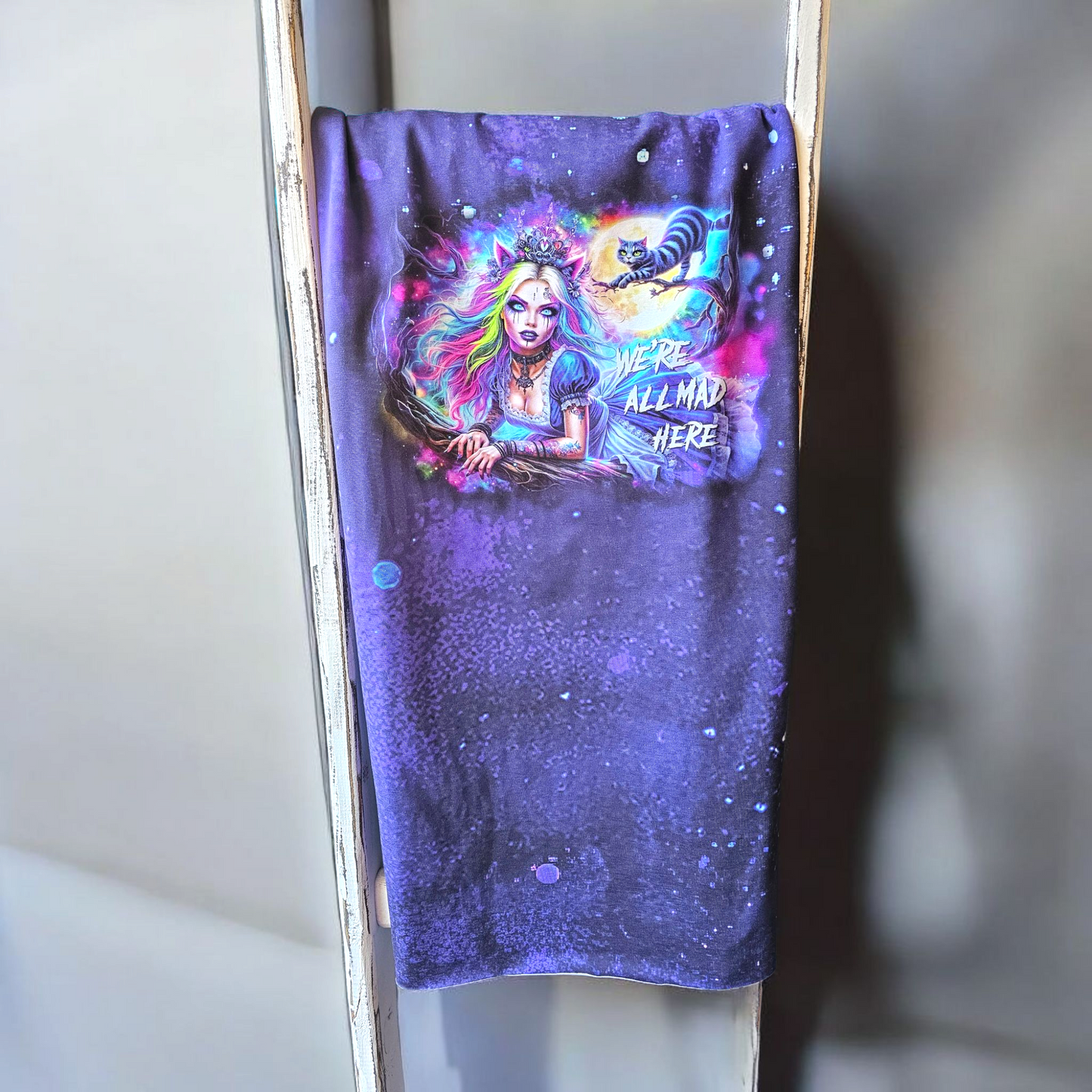 1m Bio-French Terry we´re all mad here Galaxy