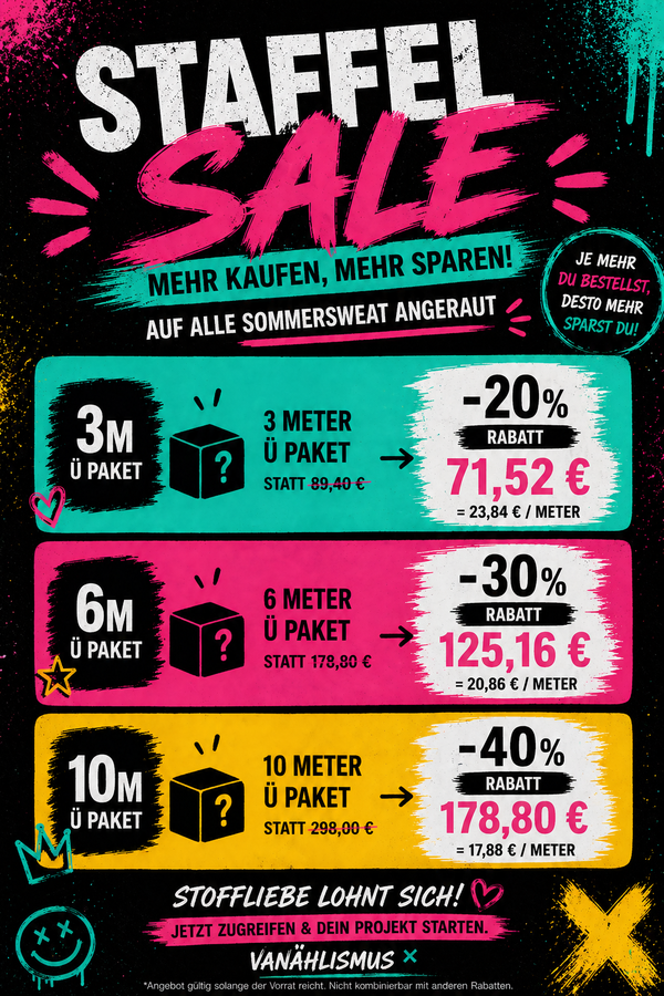 Ü- Paket Staffelsale