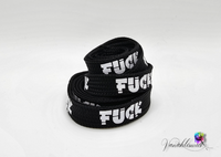 Flachkordel 1m "Fuc*"