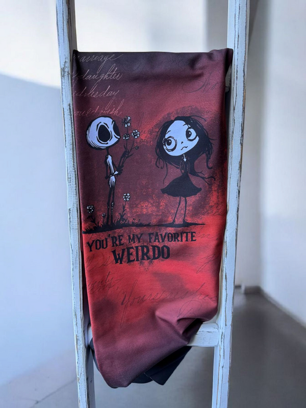 1m You´re my favorite Weirdo Rot Bio Sommersweat