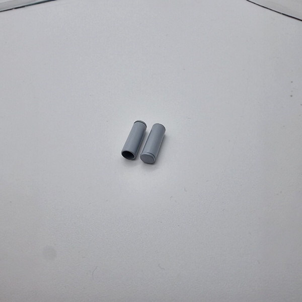 Kordelenden grau 1 Paar