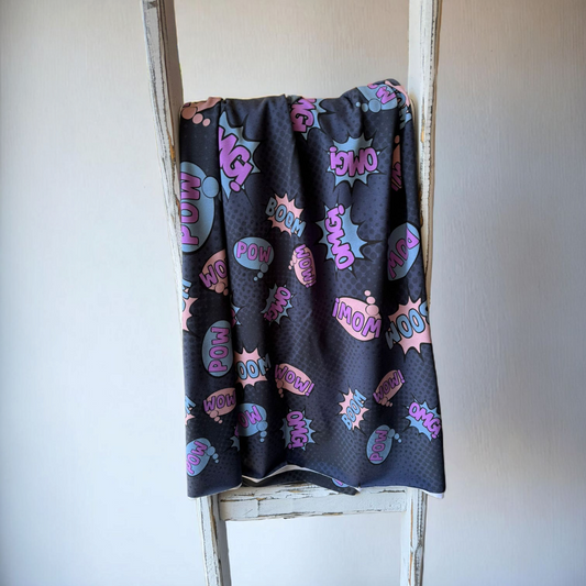 75cm  Bio-Jersey Fledermaus mit Comic Kombi
