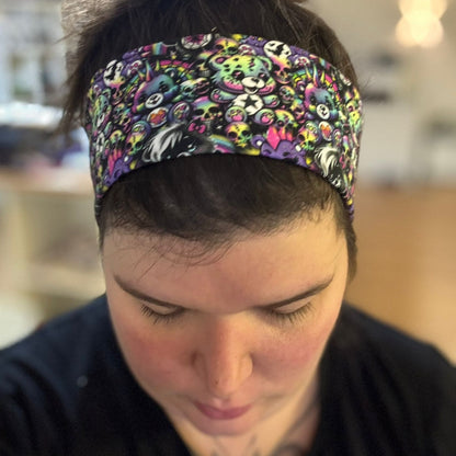 🐻Sparset Scrunchies & Drahthaarband Punkbärchen 1 Draht-Haarband und 3 Scrunchies