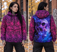 SelbstNäh-SchnäppchenGlück Windbreaker Skull Größe 2xs bis 5xl