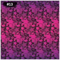 0,5m KuschelSweat Grungestars lila pink