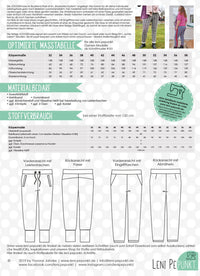 PAPIERSCHNITTMUSTER # 140 JOGGER.hose | Gr. 32-58  Leni pepunkt
