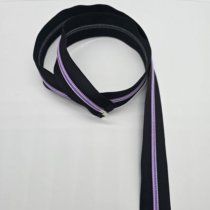 Teilbarer Reißverschluss Lila Glow in the Dark 85 cm