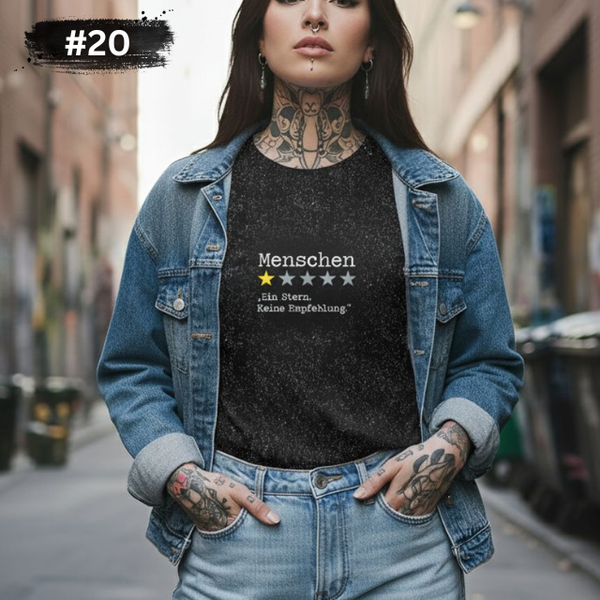 1m Bio Jersey "Menschen "keine Empfehlung"