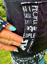 0,5m Bündchen "i hate People"