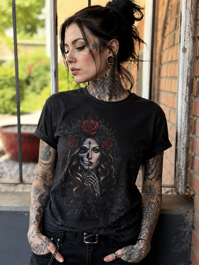 SelbstNäh-SchnäppchenGlück Shirt Chilly Nightrose Größe 58
