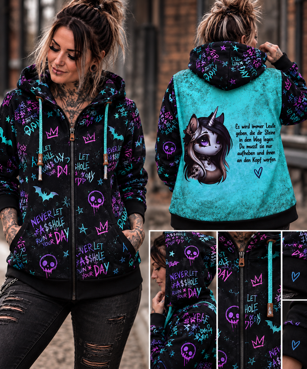 SelbstNäh-SchnäppchenGlück Jacke Steine werfen Größe 34 bis 58