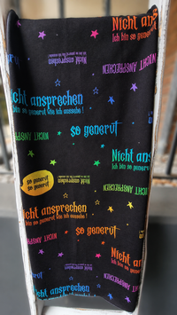 1m French Terry nicht ansprechen rainbow