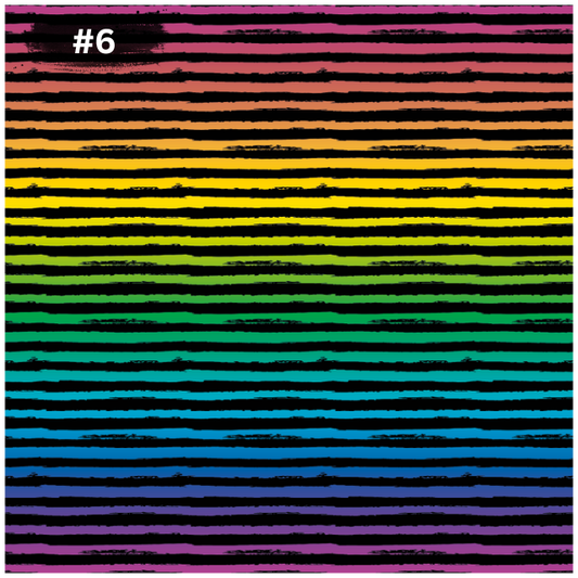 Vorbestellung: 0,5m Grunge Stripes  Bio KuschelSweat