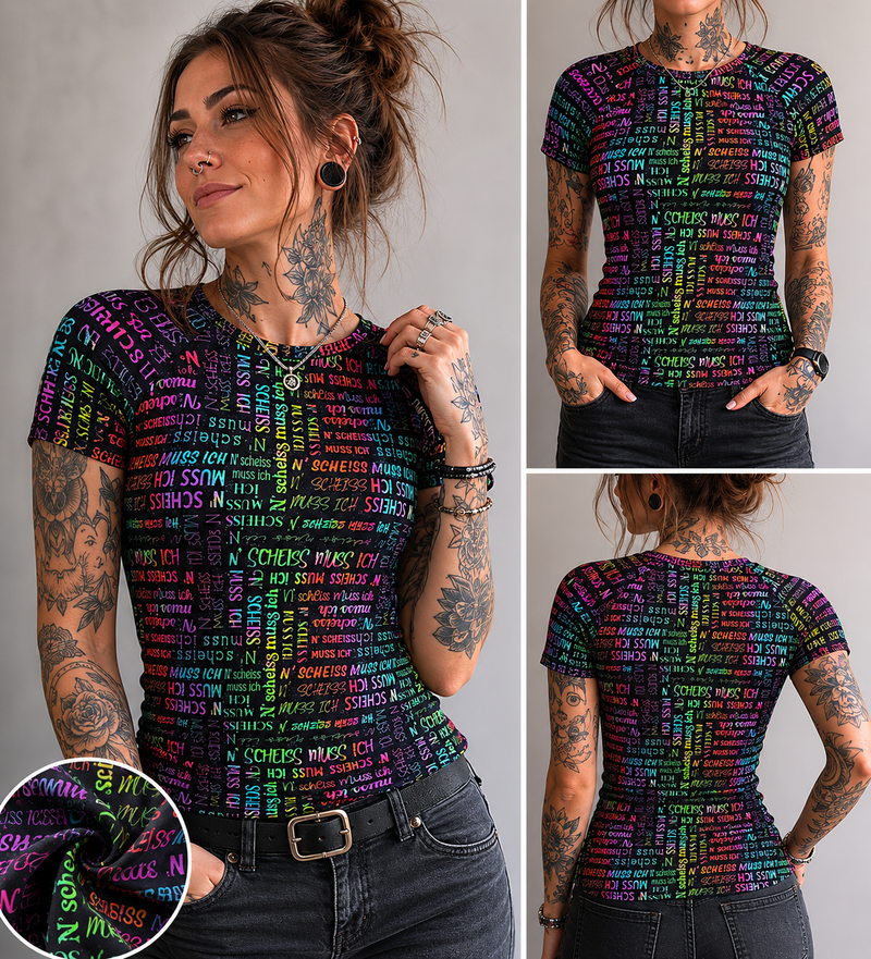 SelbstNäh-SchnäppchenGlück Raglanshirt n scheiss muss ich bis Größe 58